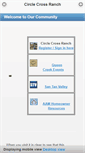 Mobile Screenshot of circlecrossranch.net
